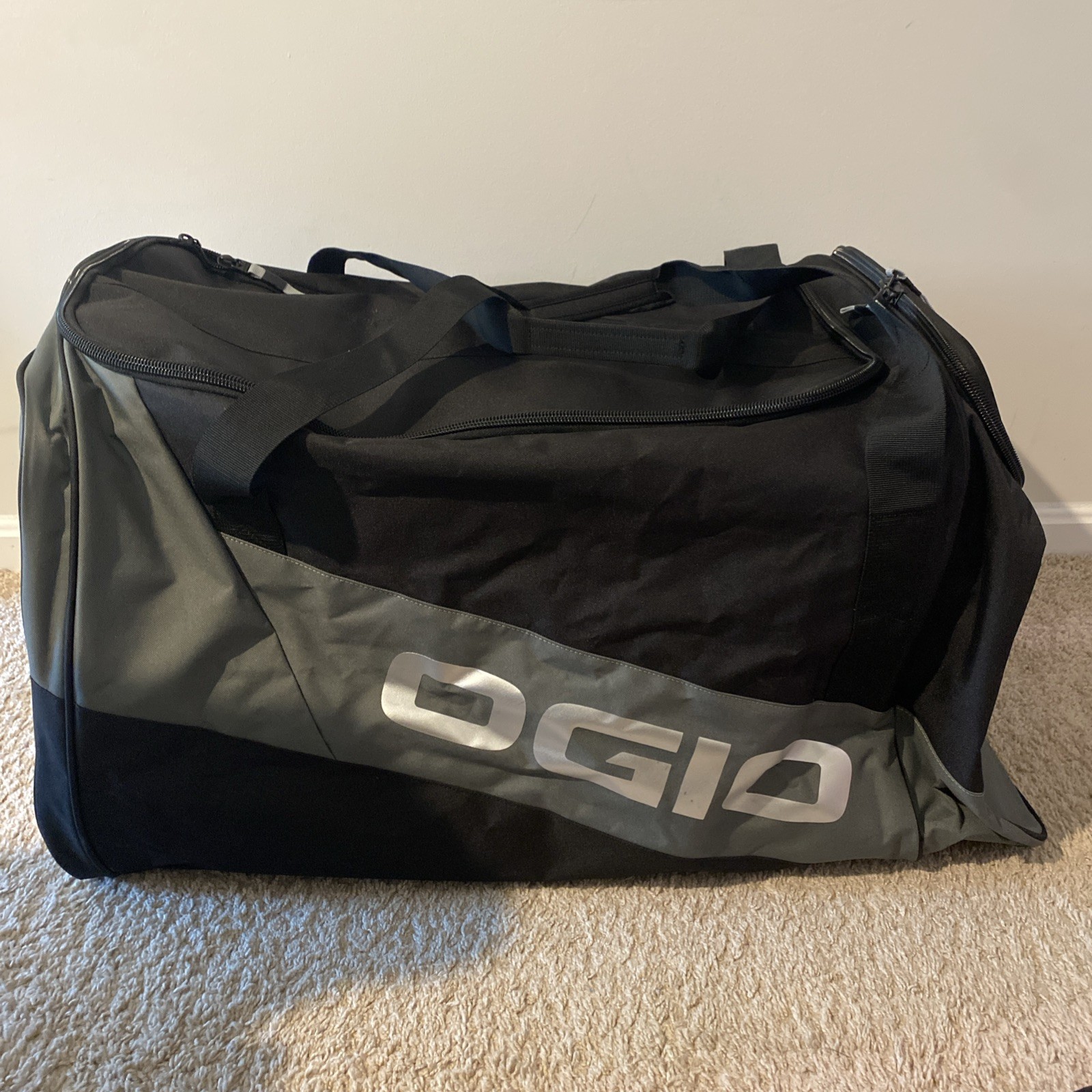 OGIO Hauler Gear Bag Black No Wheels Powersports Motocross Enduro Travel Duffel