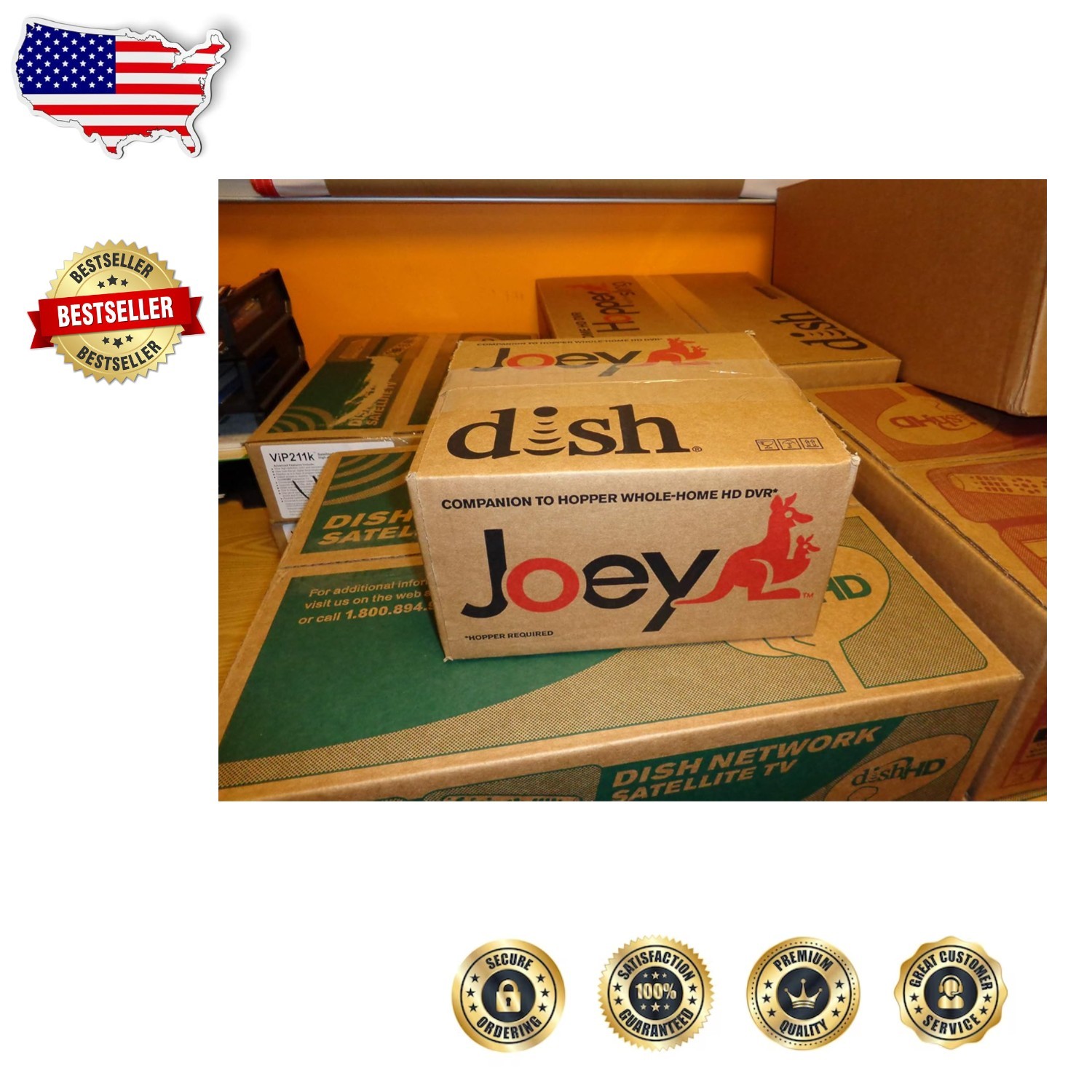 Network DVR Joey Client HD Whole Home TV Receiver 802.11ac