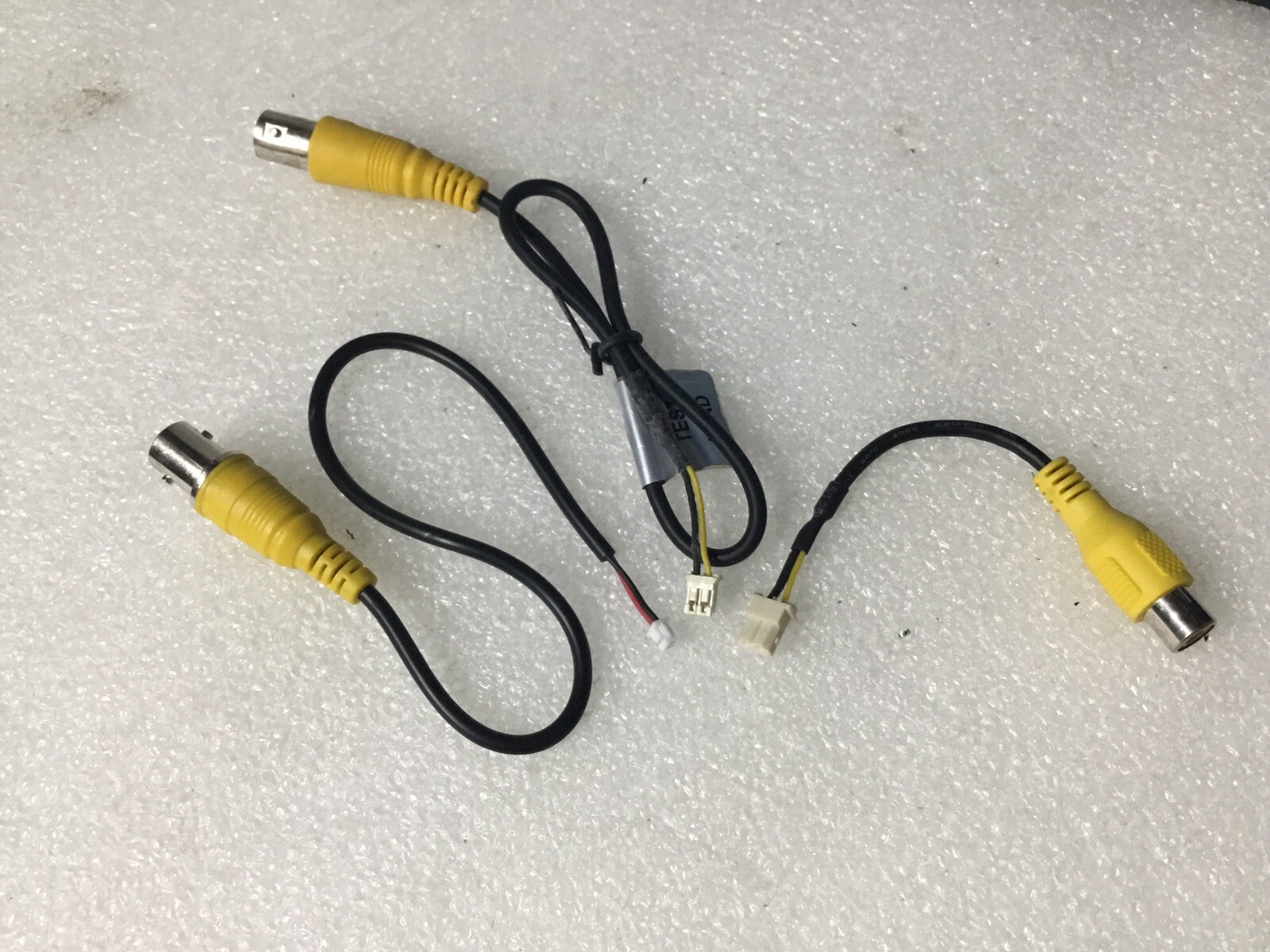 Video TEST LEAD for Surveillance CCTV Security Camera W/3 Different Size / Plugs