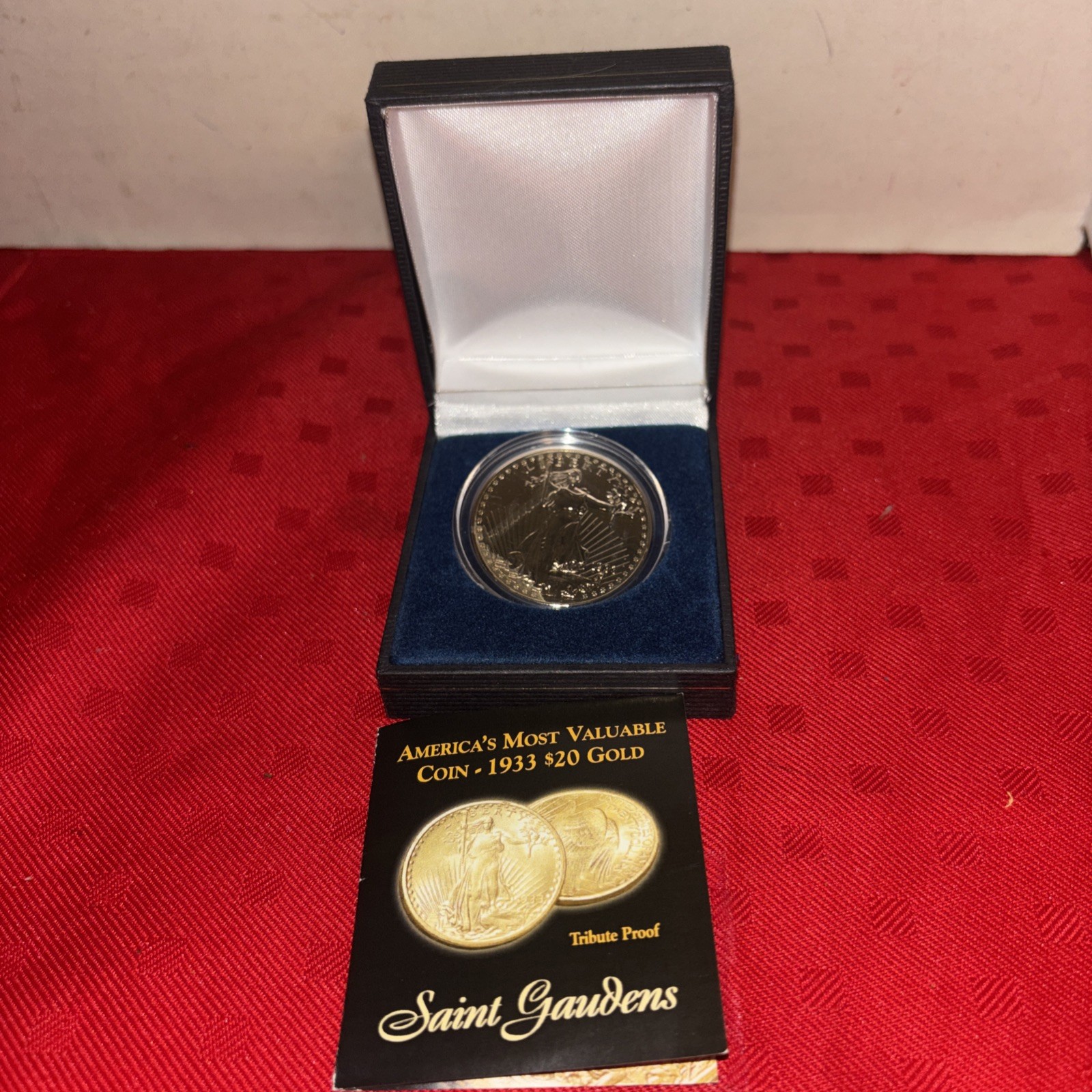 1933 Saint-Gaudens 24k Gold Clad  $20 Dollar Coin (Tribute Proof)
