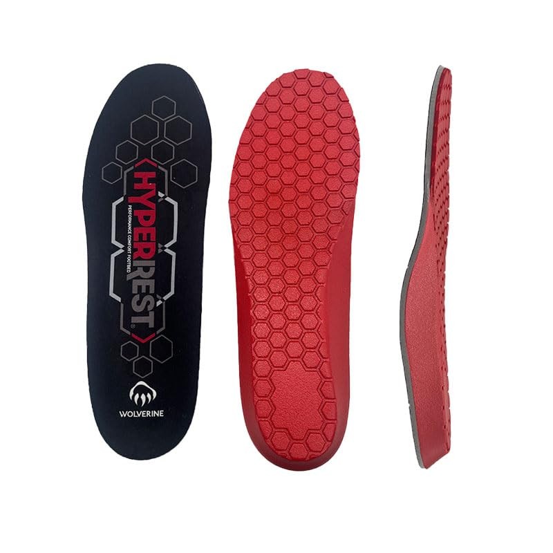 HYPERREST Insoles – Round Toe Polyurethane Cushioning, Shock Absorption, Brea...