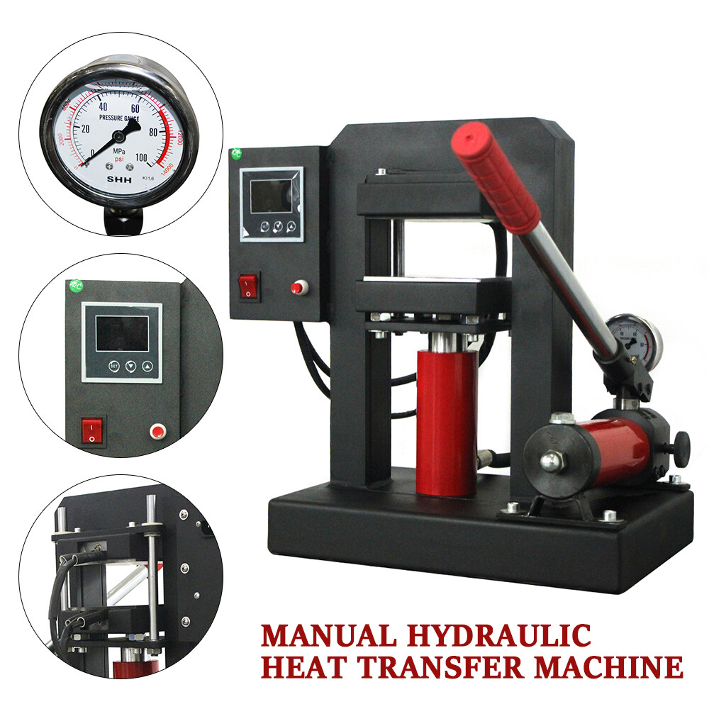 Digital Hydraulic Heat Press Machine MP170 High Pressure with 5" x 5" Heat Plate