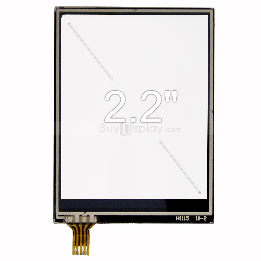 Factory Outlet 2.2" inch Resistive Touch Panel Screen with Soldering Type FPC