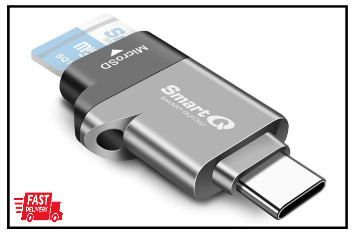 C356 Type-C MicroSD Card Reader with USB 3.0 Super Speed Technology, Supports...