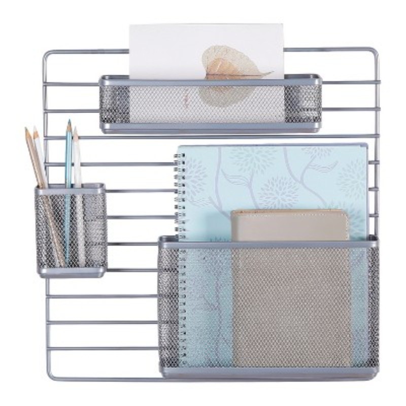 Mesh Additional Wall Organization Tools Silver