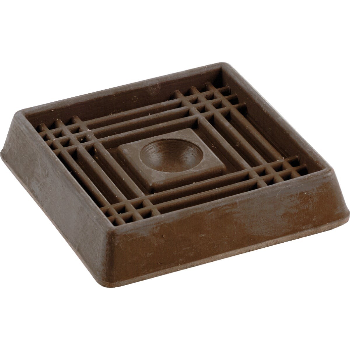 Do it 2 In. Inner Dimension Square Rubber Furniture Cup (4 Count) 209899 SIM