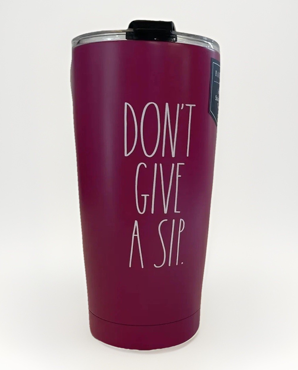 Rae Dunn Don’t Give A Sip Insulated Stainless Steel Travel Tumbler 17oz Mug New