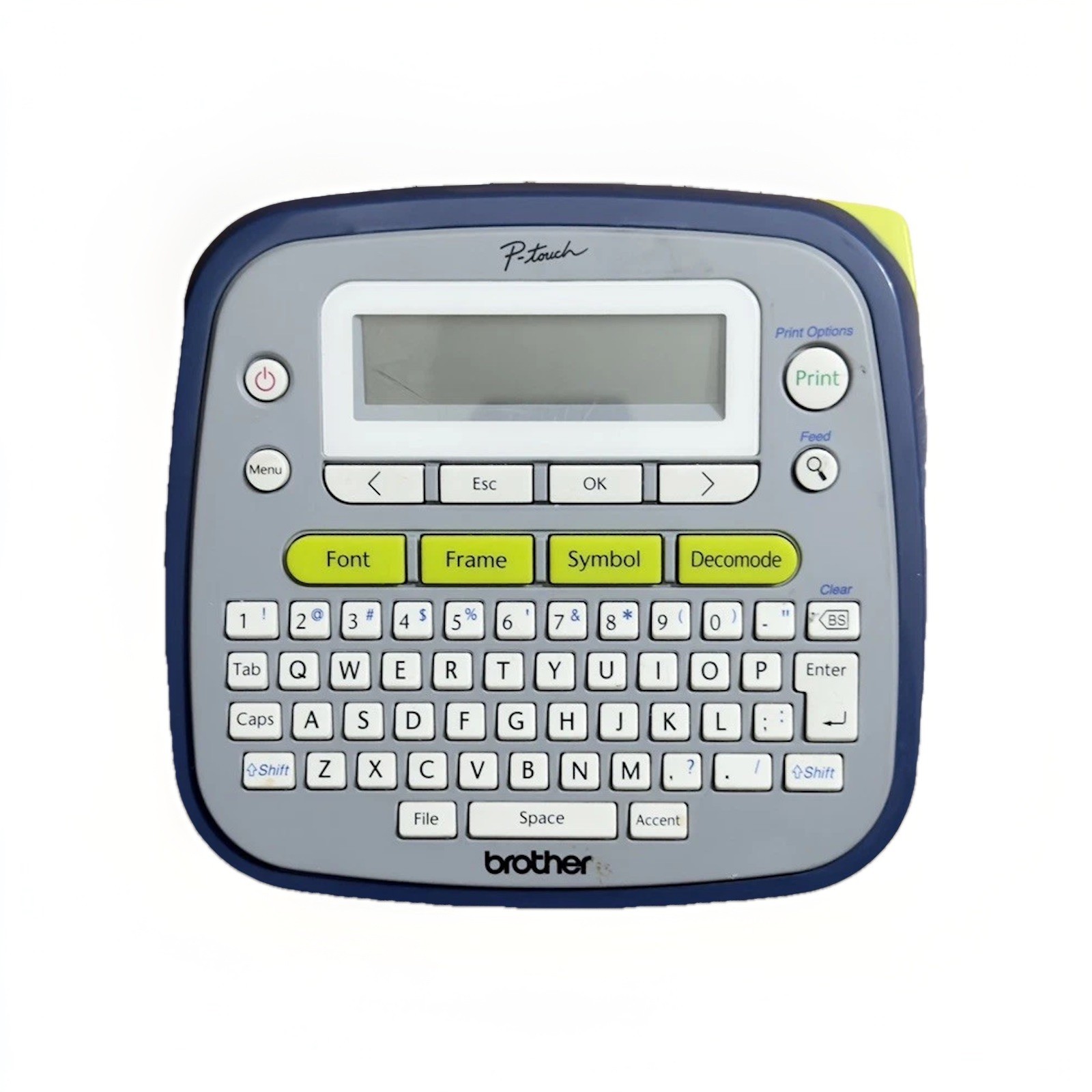 Brother P-Touch Model PT-D200 Label Maker Printer White Tested & Works