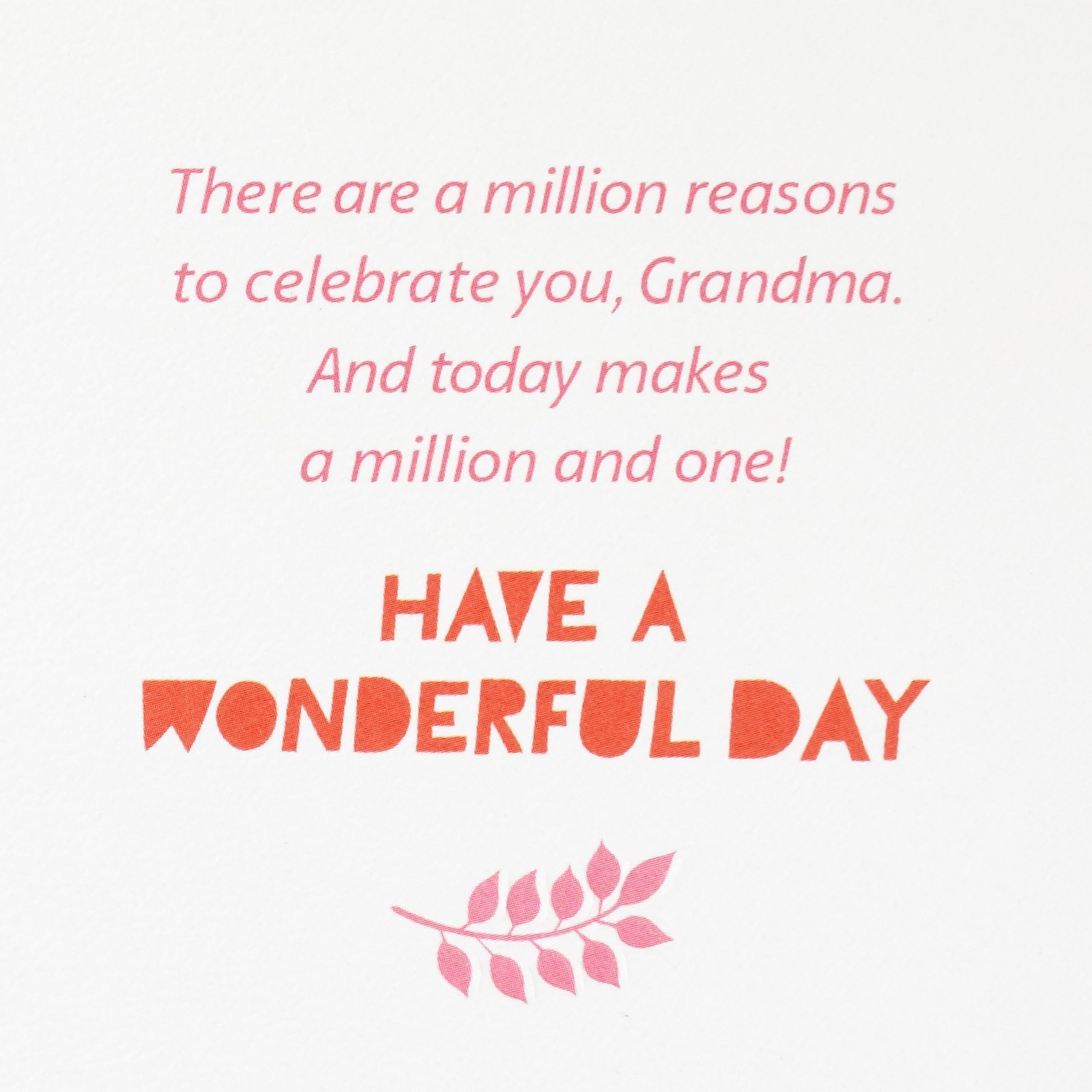 Hallmark Card for Grandma (Good-hearted) for Grandparent's Day, Birthday, Just B