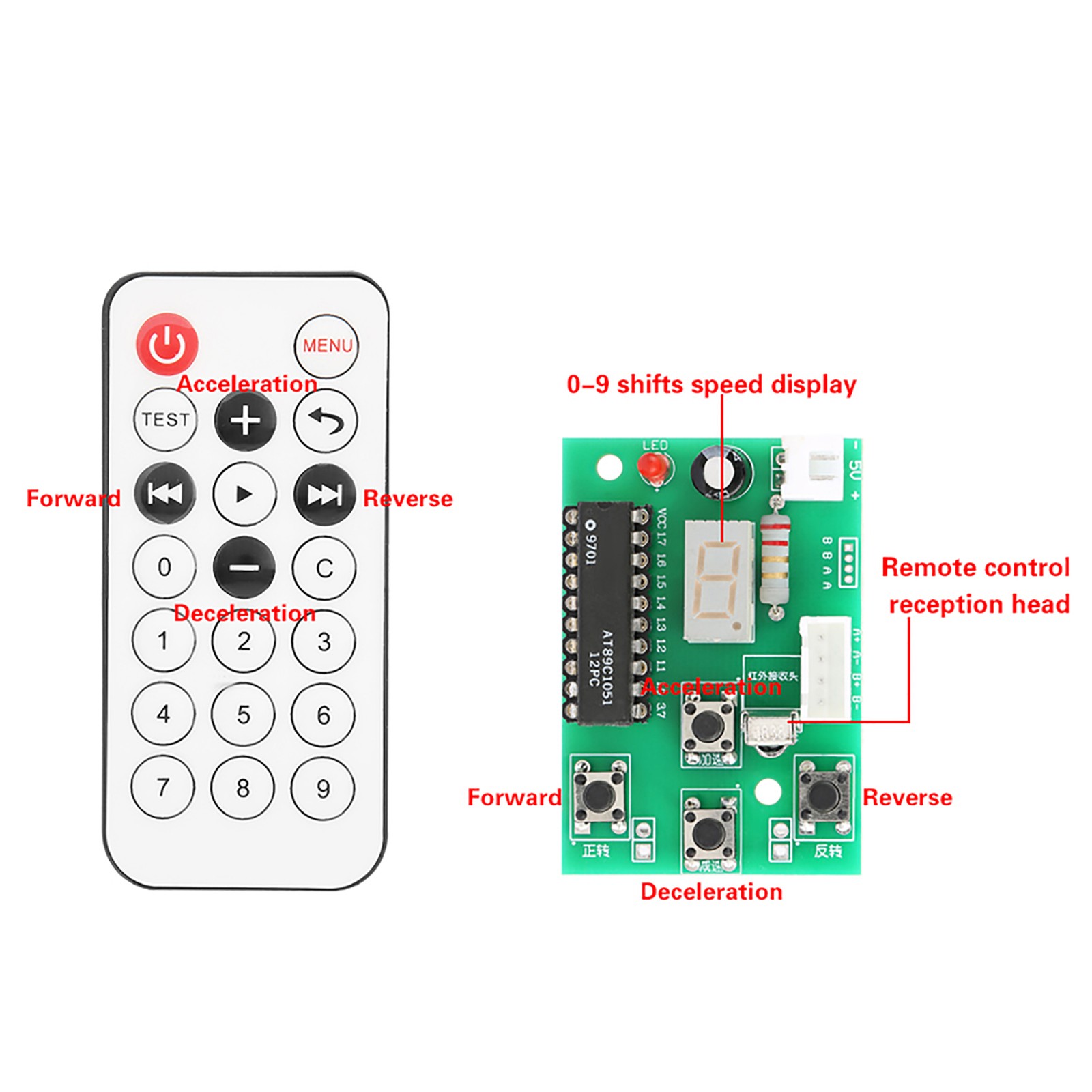 Adjustable Speed Stepper Motor Remote Driver For Robotics Excellent