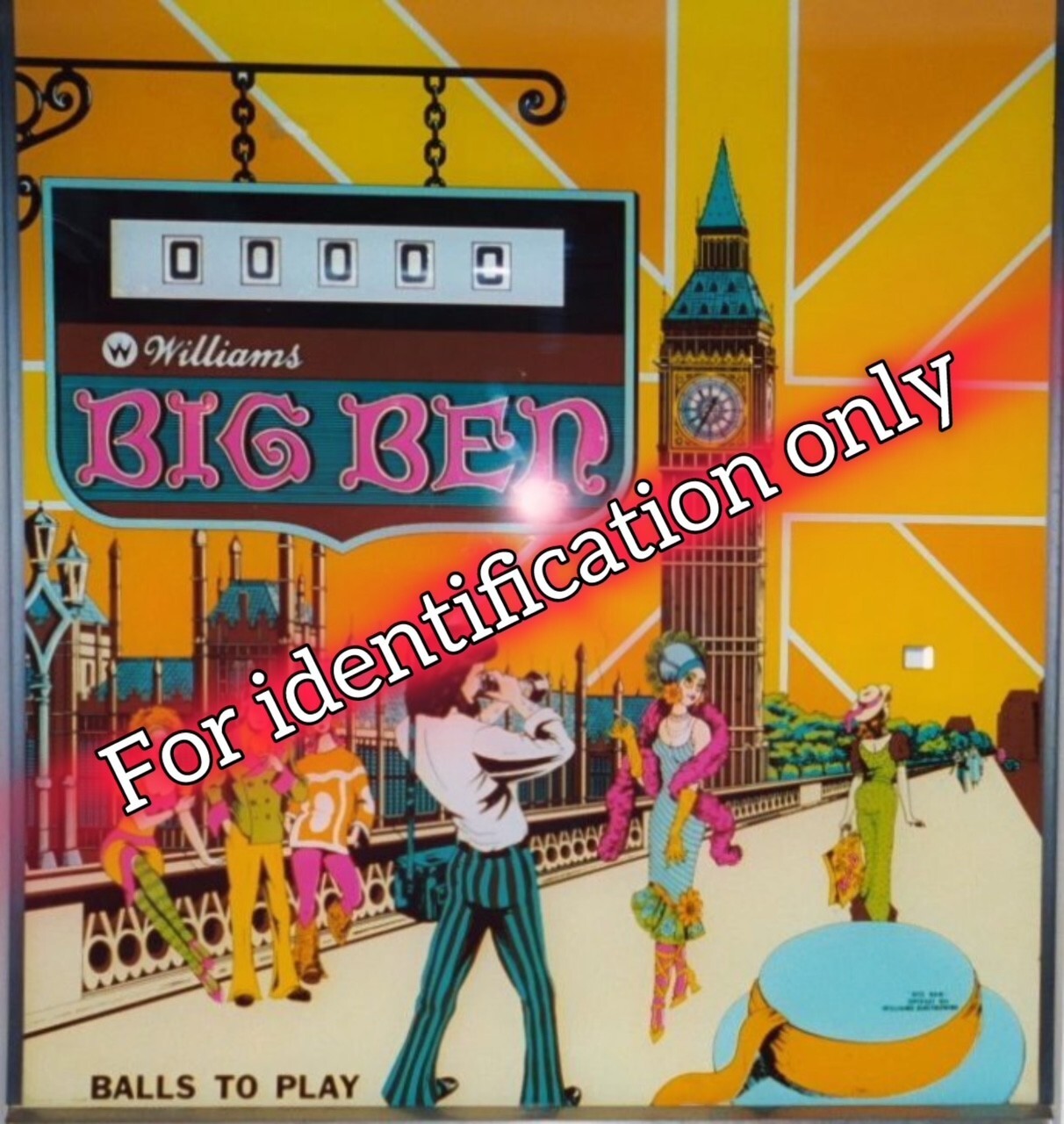 1975 Williams Big Ben Pinball Machine Rubber Ring Kit