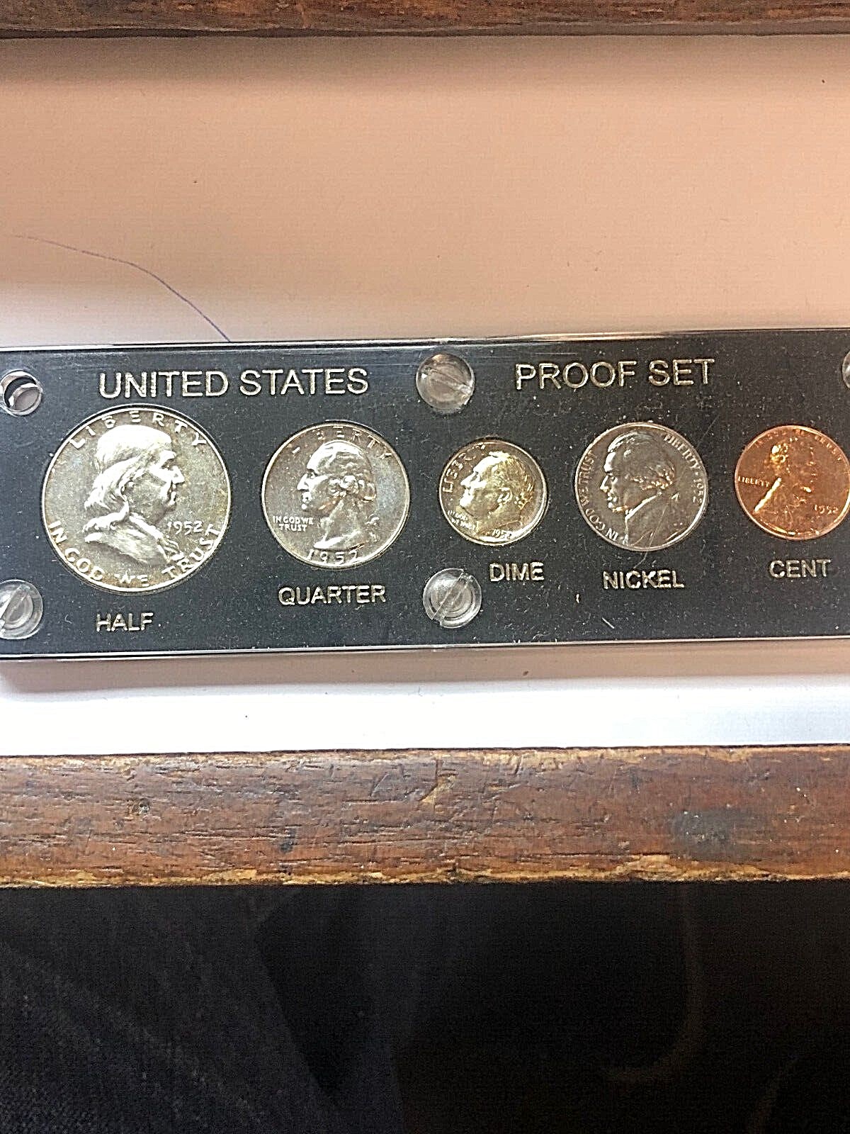 1952 US Proof Set GEM PROOF- Tough Early Issue - CAPITAL   Plastic Holder