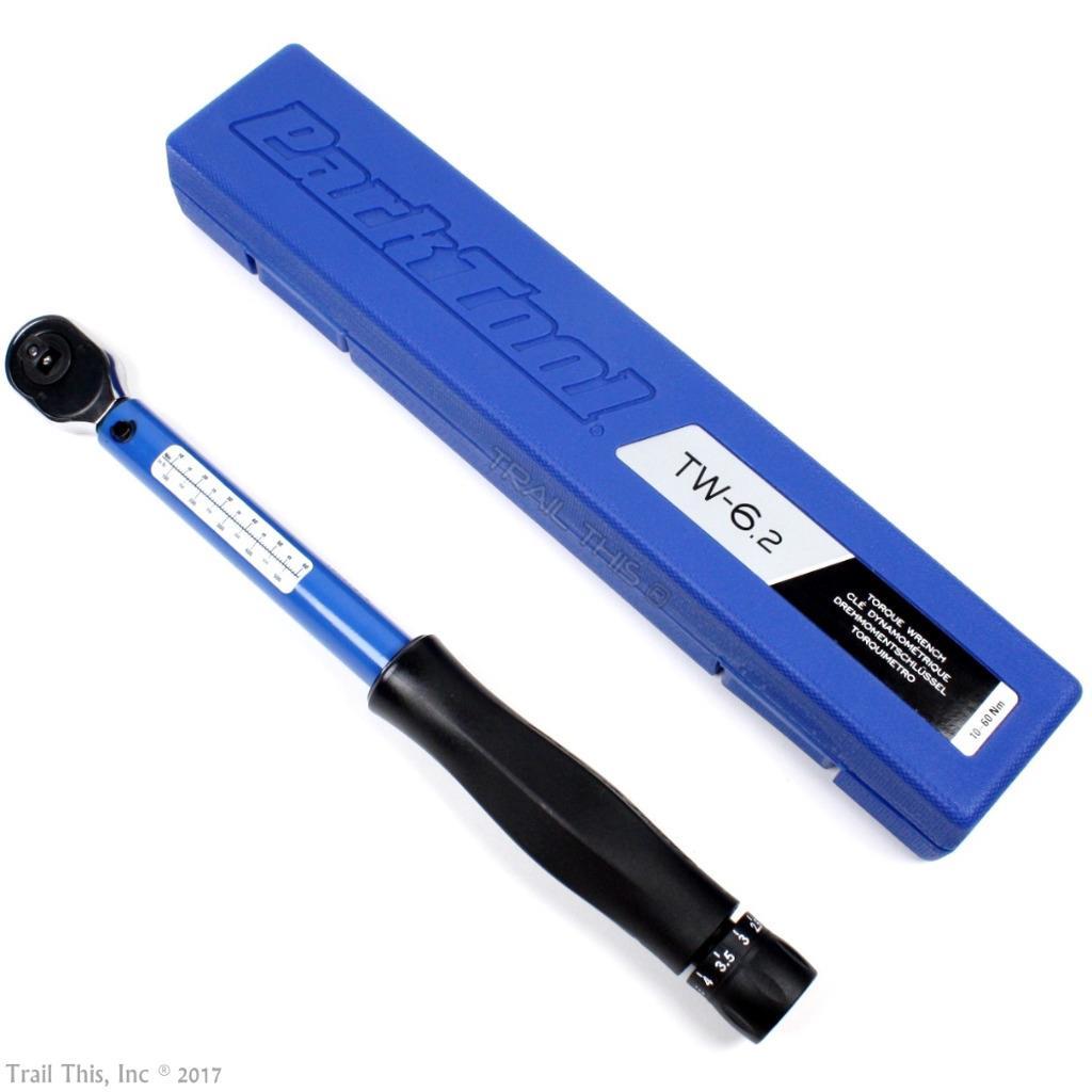 Park Tool TW-6.2 Click Type Ratcheting Bicycle Torque Wrench 3/8-Inch Drive