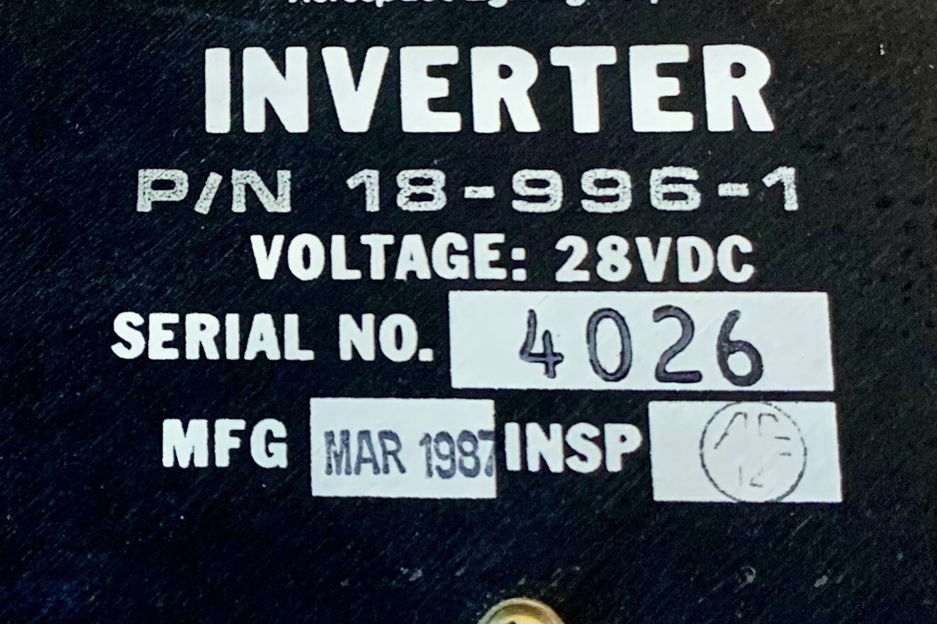 Inverter 18-996-1 Removed Working