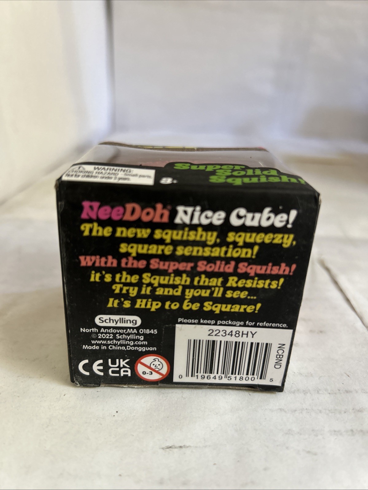 Pink NEE DOH Nice Cube. Super Solid Squish. Brand NEW.
