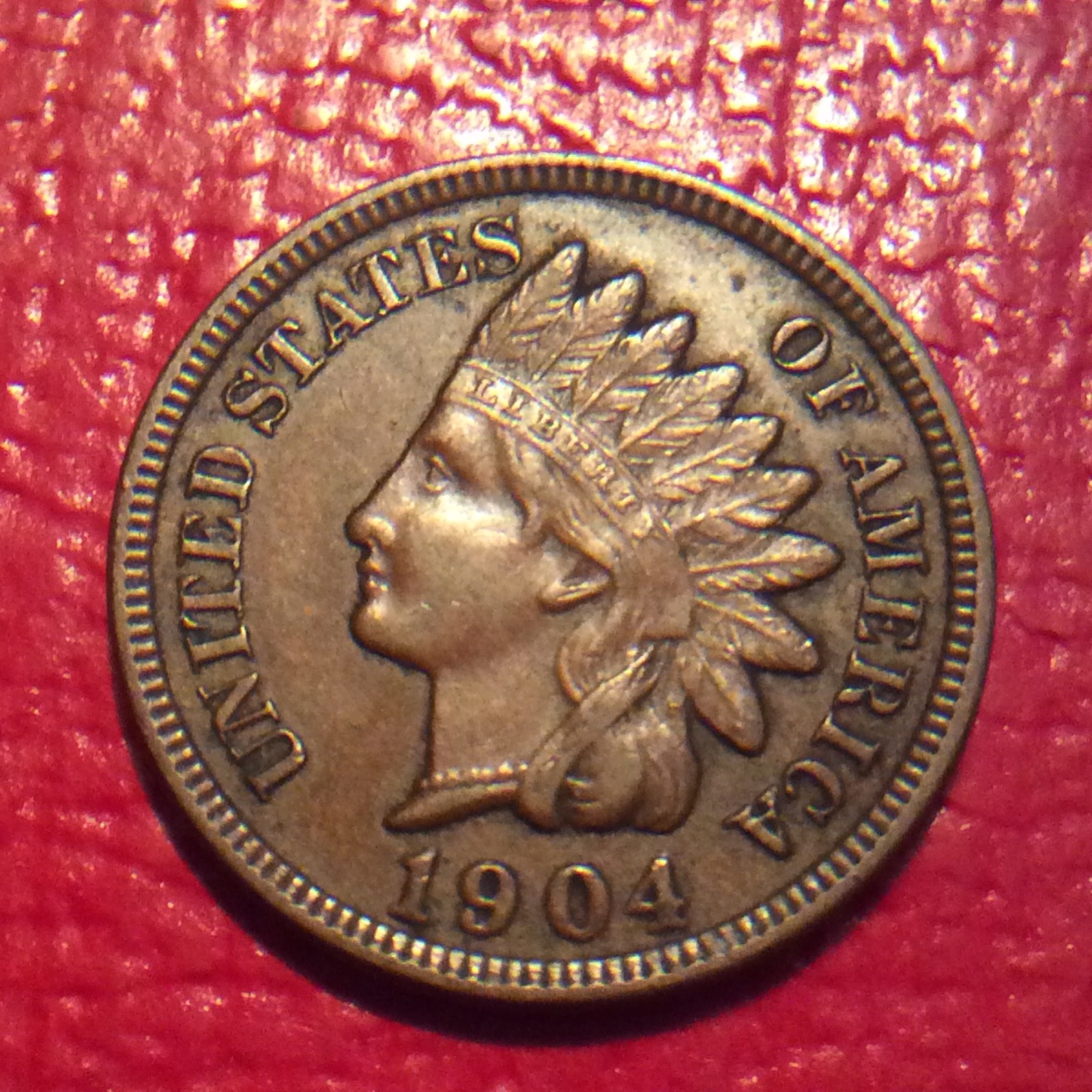 1904 INDIAN HEAD CENT  H-75 FREE SHIPPING
