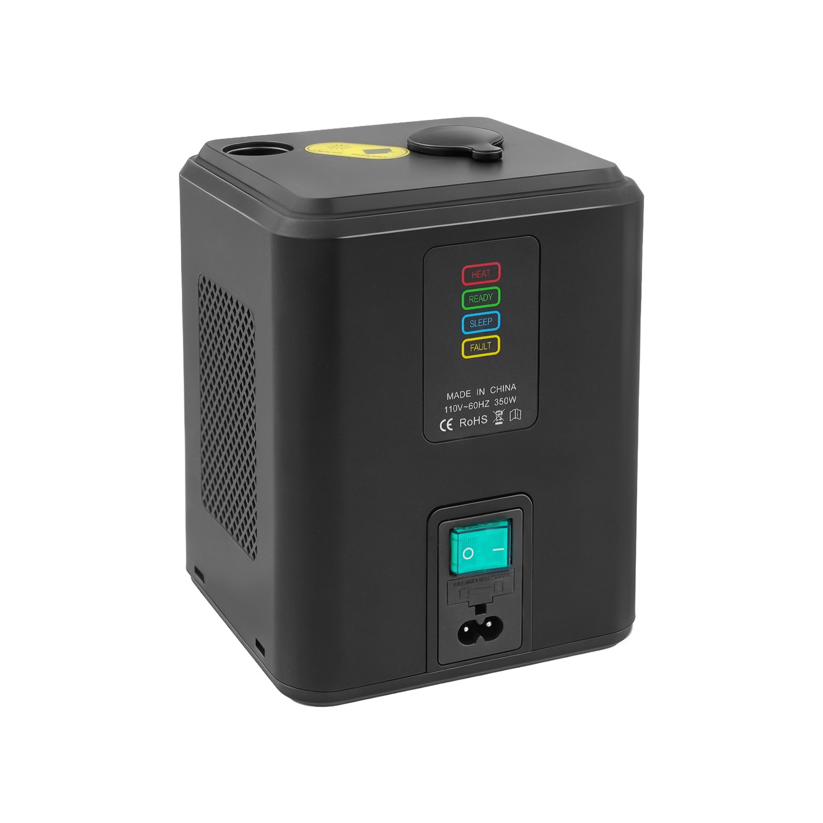 Black Electronic Stage Effect Light Device w/Remote,350W Mini Cold Spark Machine