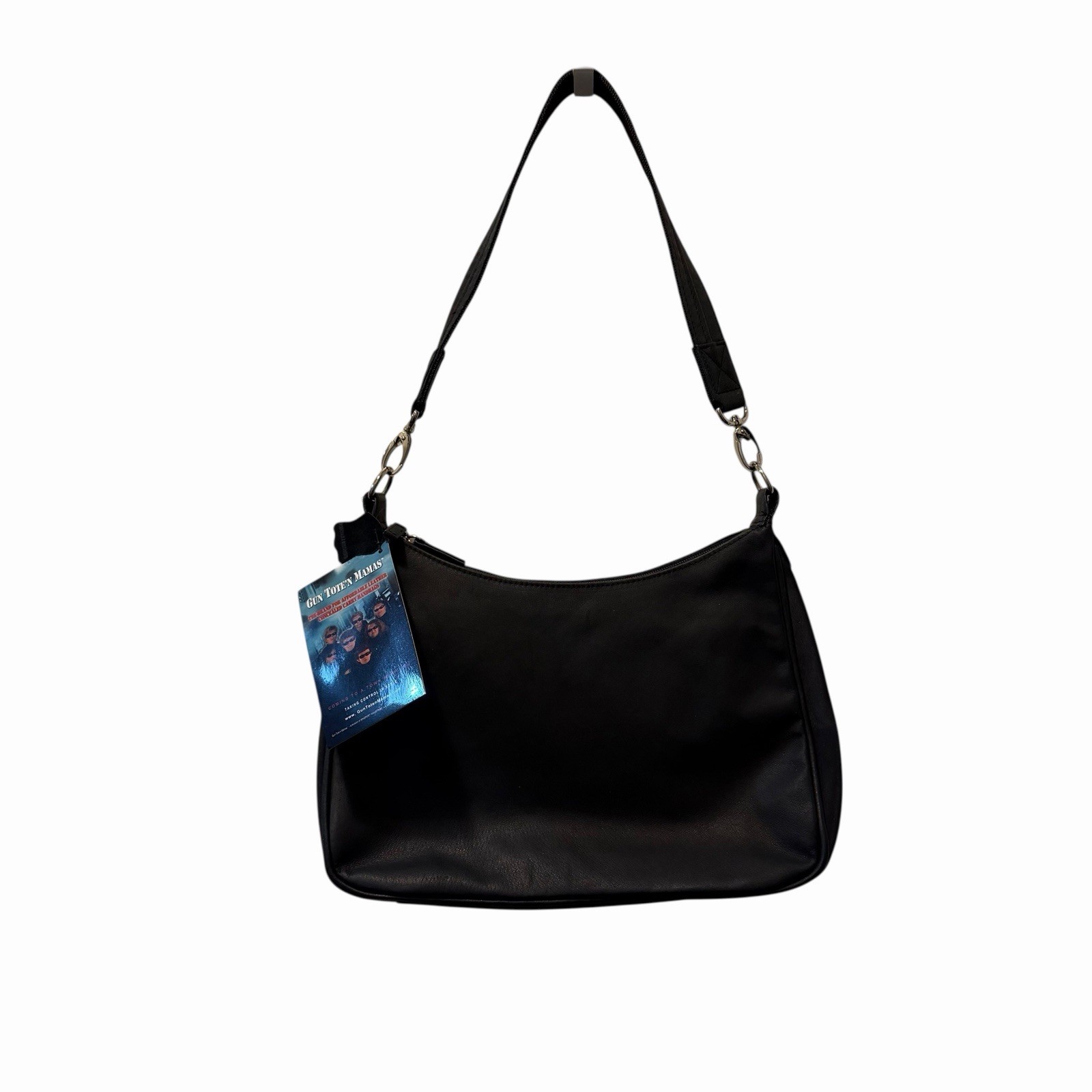 NWT Gun Tote'n Mamas HOBO Concealed Carry Purse, Black Tumbled Leather GTM-70BK