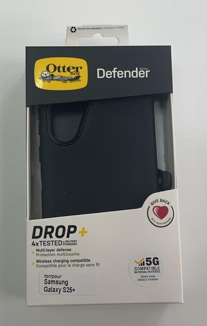 Defender Series Case With Belt Clip For Samsung Galaxy S25+ Plus-Black