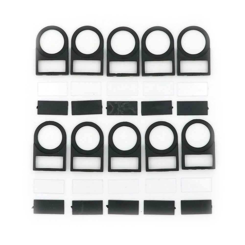 Keep Your Switches Classified with 10pcs 22mm Push Button Switch Panel Labels