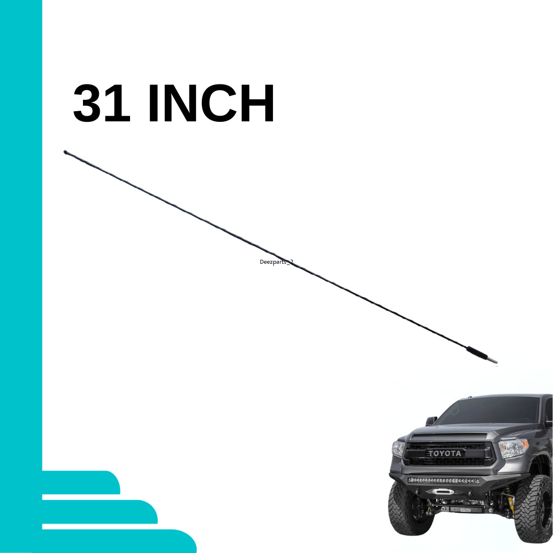 31" Antenna Black Metal for Toyota Tundra 2000-2019