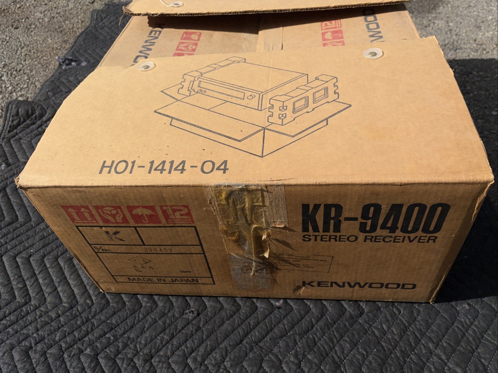 Kenwood KR-9400 Original Factory Box