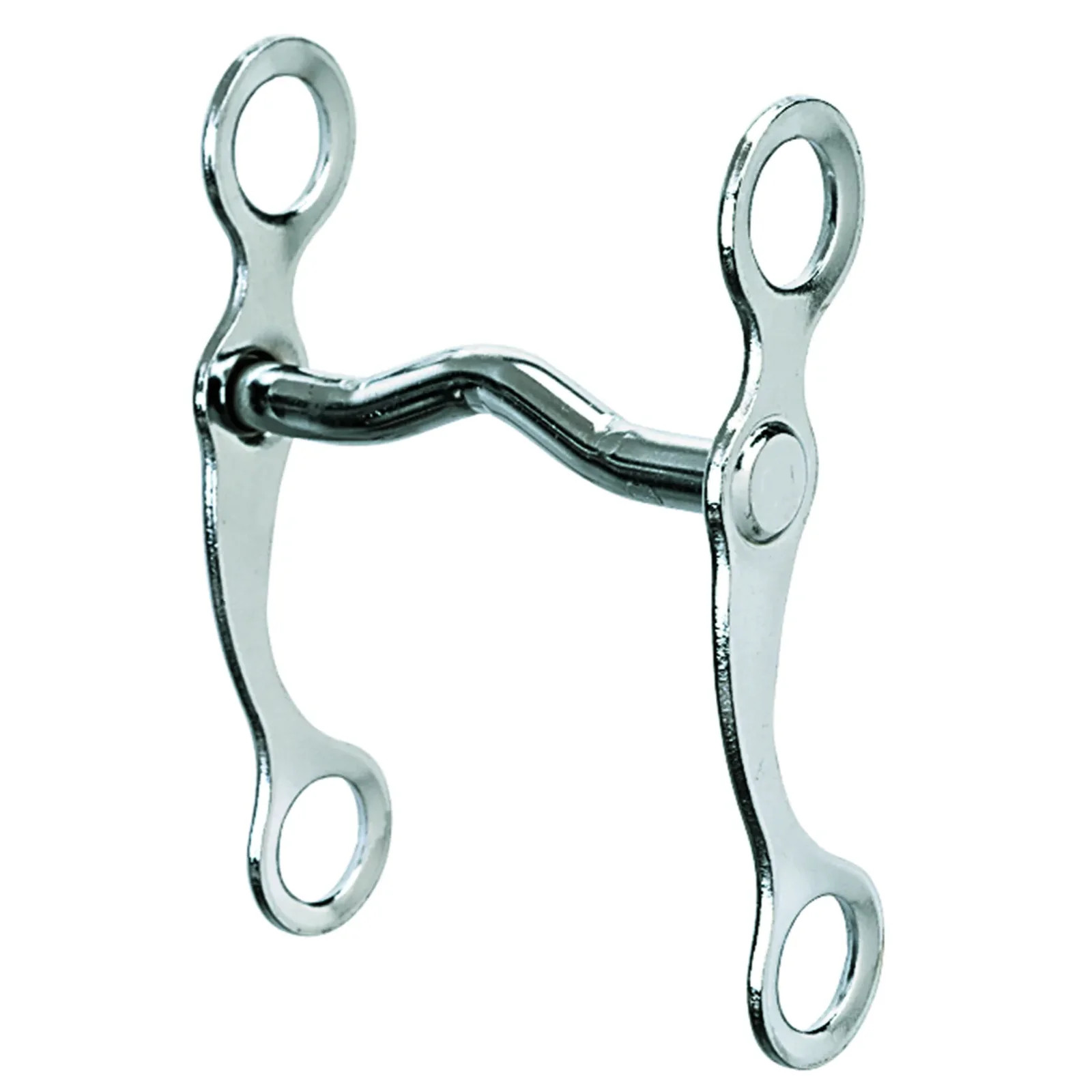 Weaver Leather Low Port Curb Bit - 4-1/2” Mouthpiece, 6” Cheeks, Nickel Plated