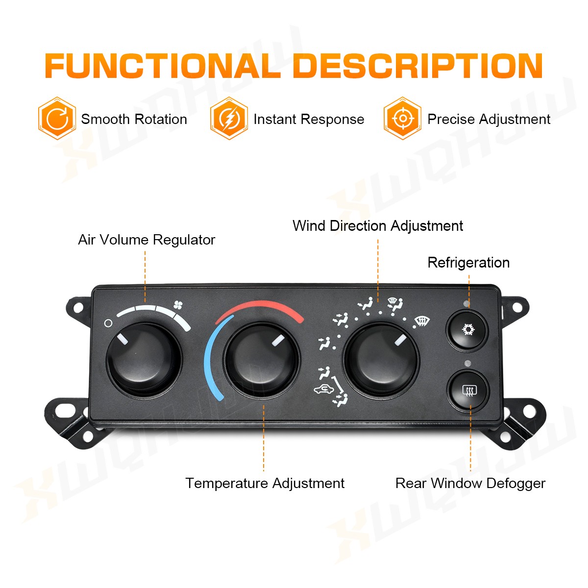 For 2006——2008 Dodge Ram A/C Temperature Heater Climate Control Switch Module