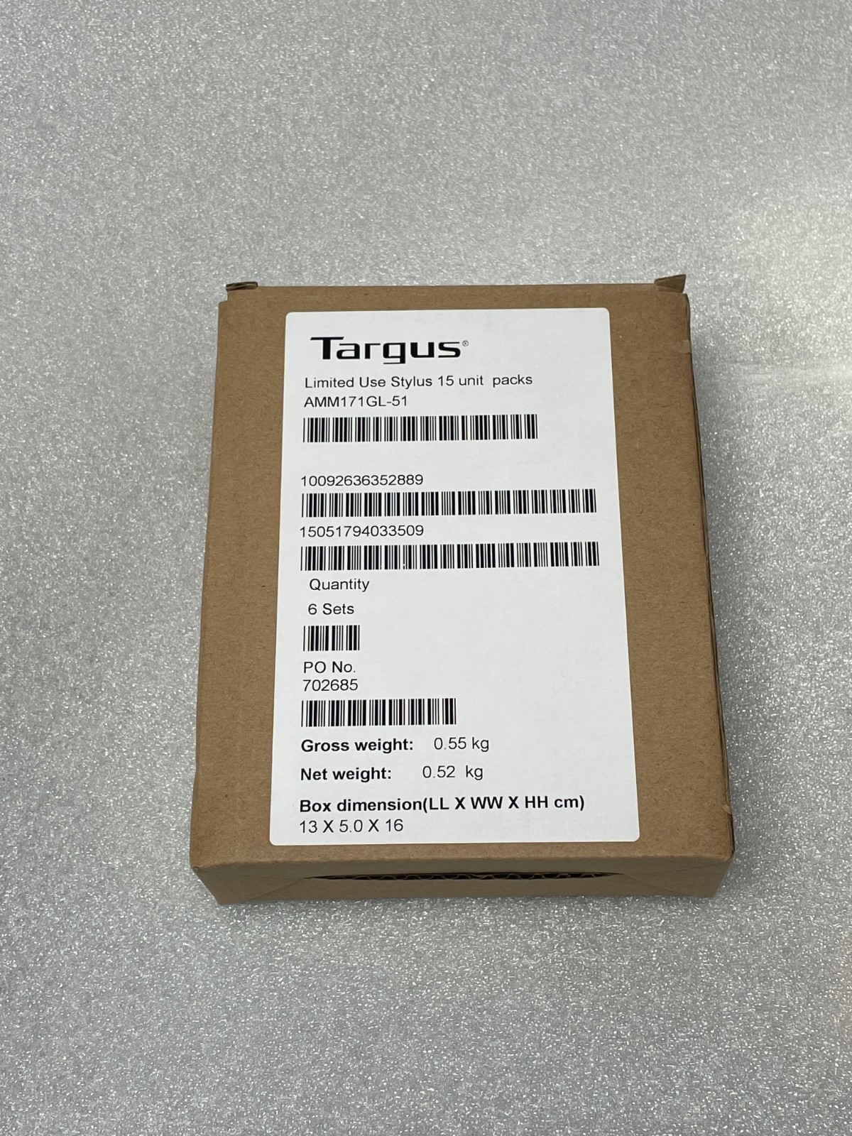 NEW IN BOX Targus Disposable Stylus 6 sets of 15 pack - AMM171GL-51