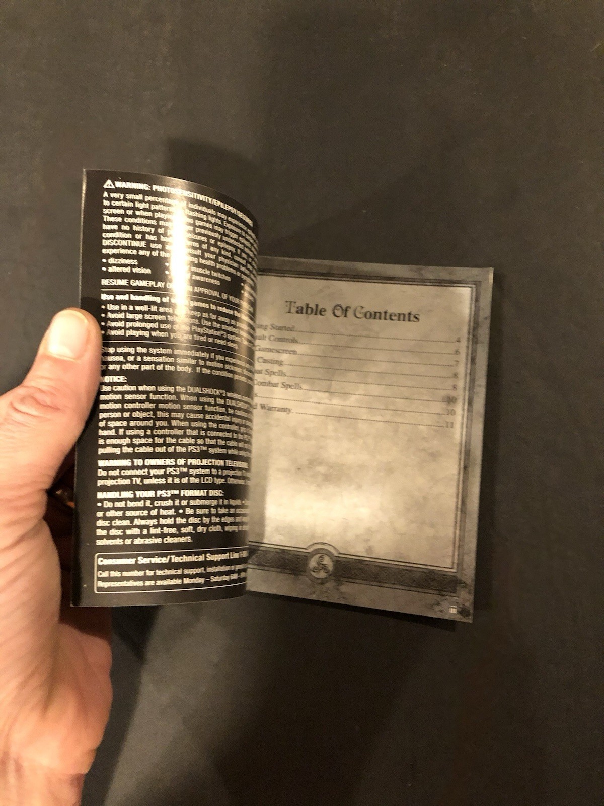 Sorcery ps3 Manual only