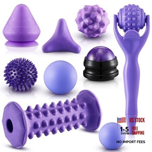 9 Pcs Massage Balls Set for Myofascial Point Release & Deep Tissue Massage