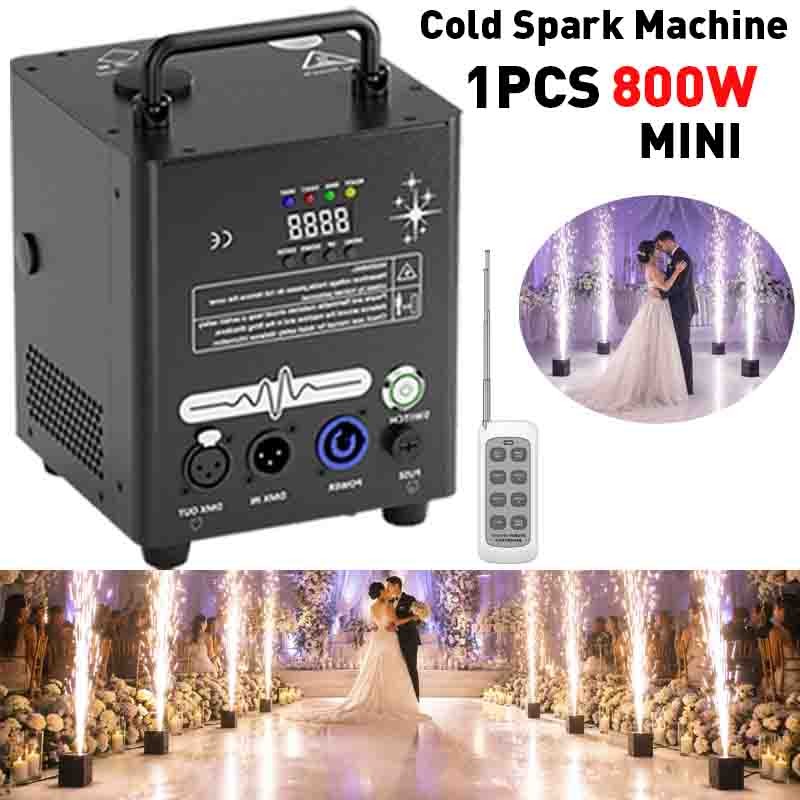800W Cold Spark Machine Stage Effect DMX Firework Machine DJ Event Club Wedding