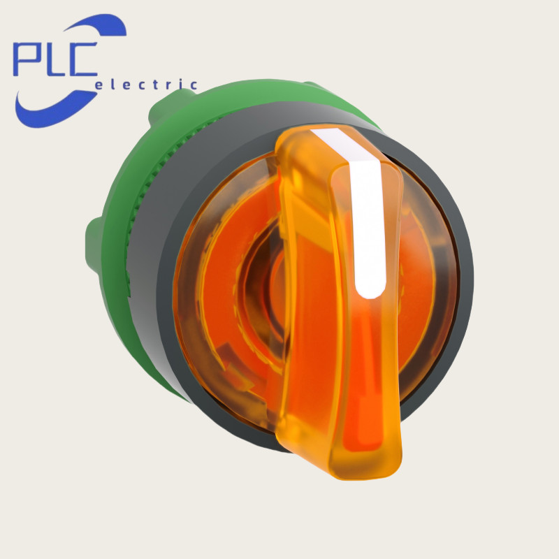 NEW Schneider Electric ZB5AK1553 orange handle 22mm universal LED 3 positions