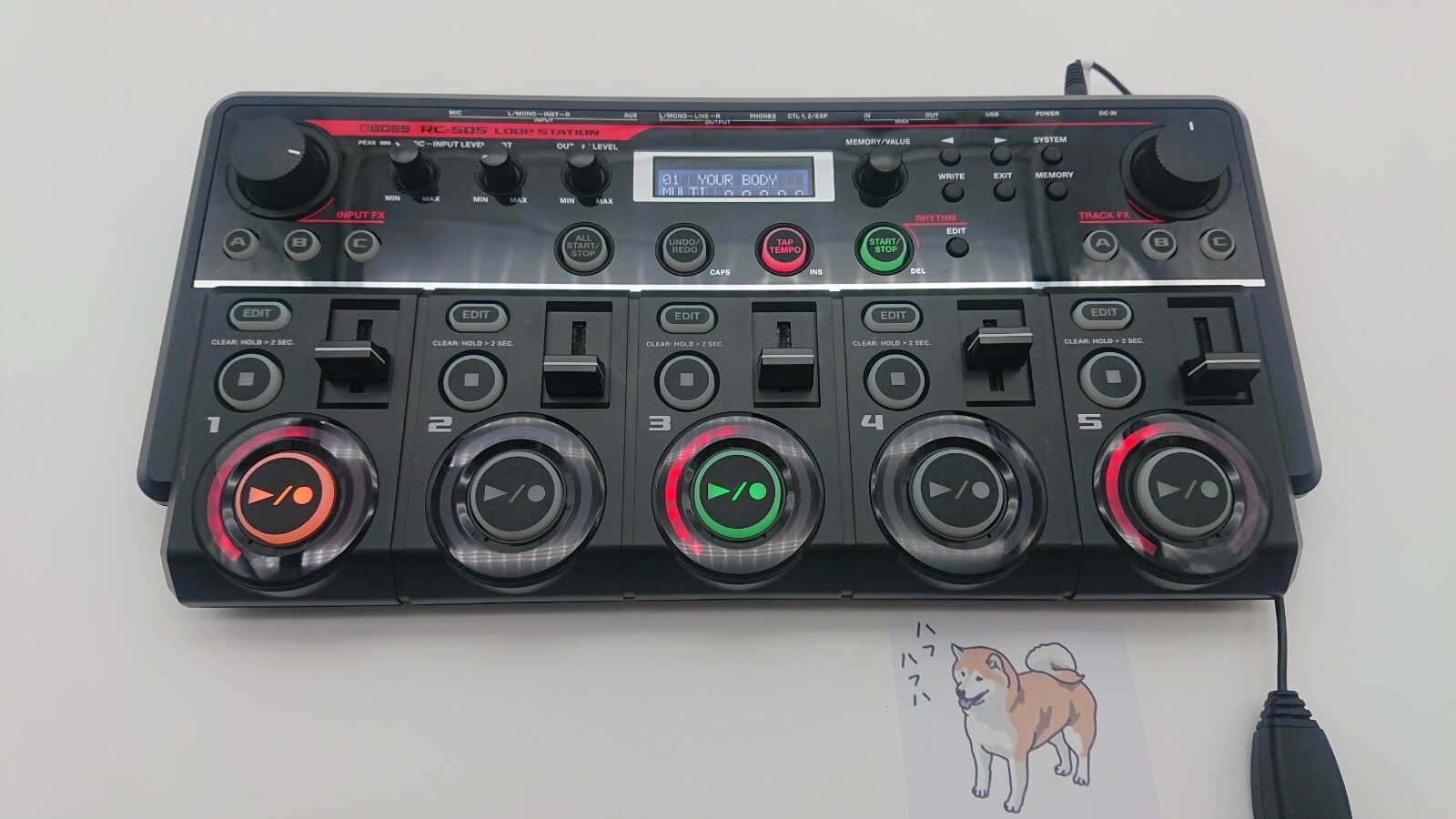 BOSS RC-505 Loop Station Table Top Model Multi Effects DJ machine USED