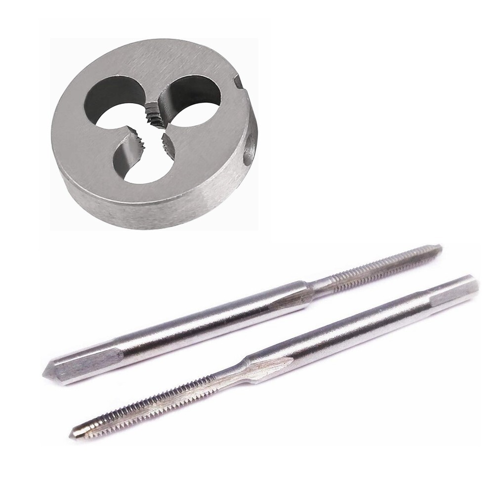 M3 x 0.5mm Taper & Plug Tap & M3 x 0.5mm Die Metric Thread Right Hand M1061