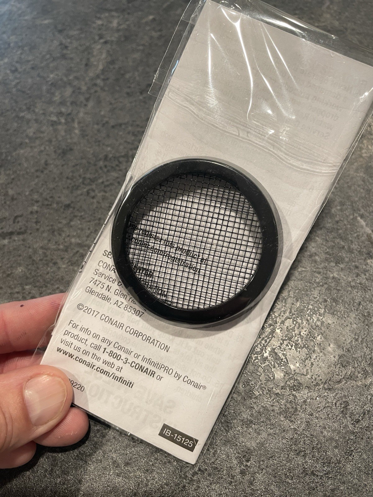 COVER Lint / Fits :  Infiniti Mini Pro Ac Styler Model 359 ￼