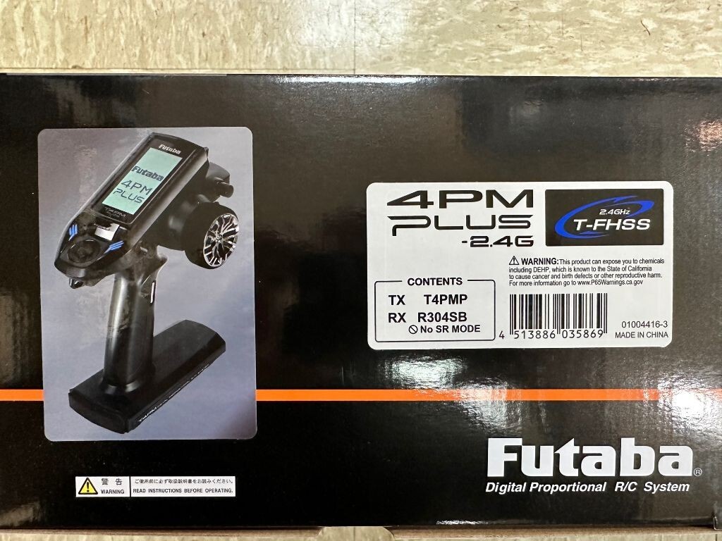 Futaba 4PM Plus 4CH 2.4GHz T-FHSS Radio System w/R304SB Receiver FUT01004416-3