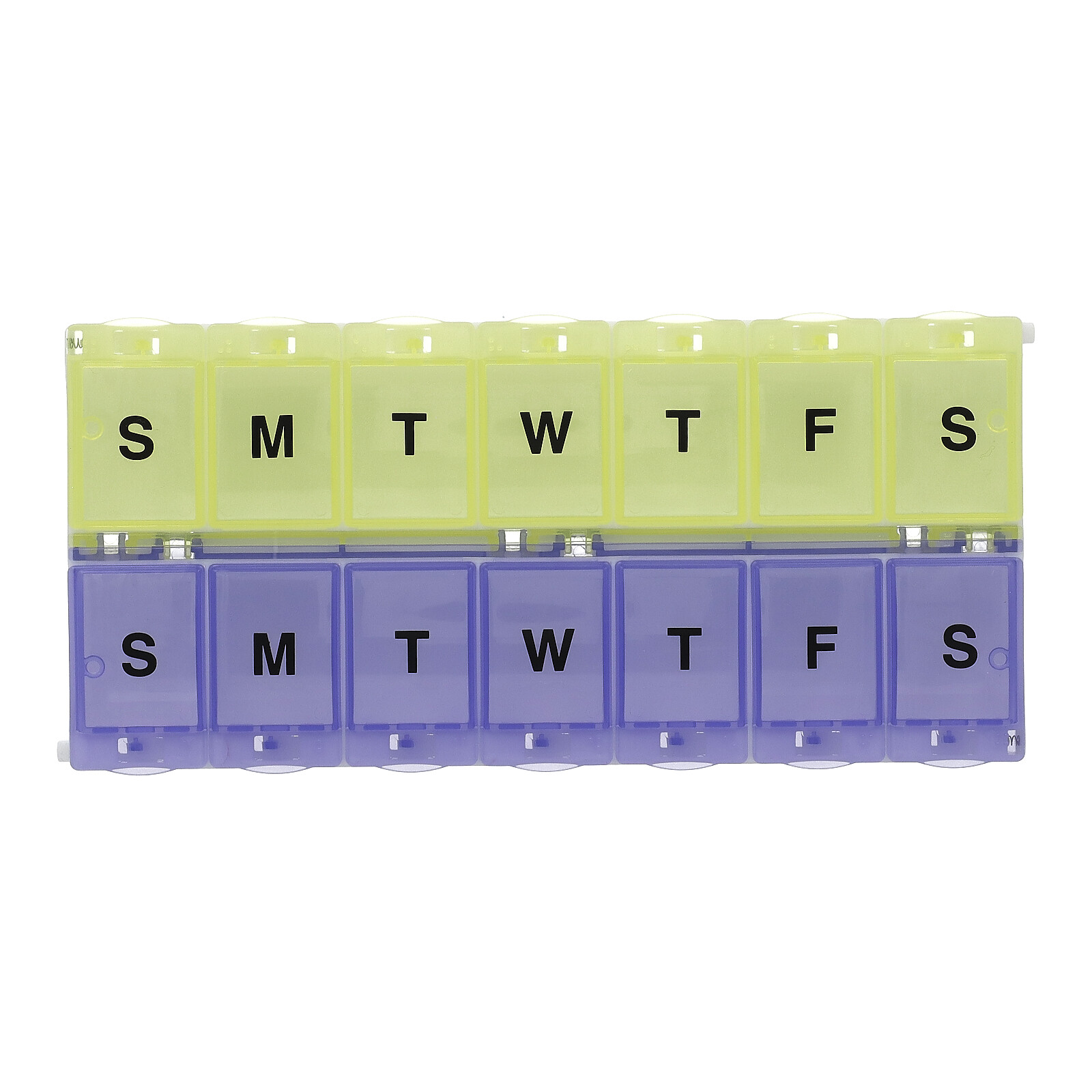 2-Week with Locking Device Pill Planner, 2XL, 1 Count