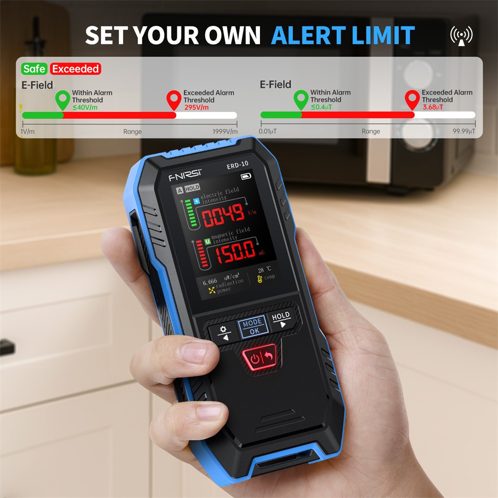 FNIRSI ERD-10 Multifunctional Electrical Electromagnetic Radiation Detector