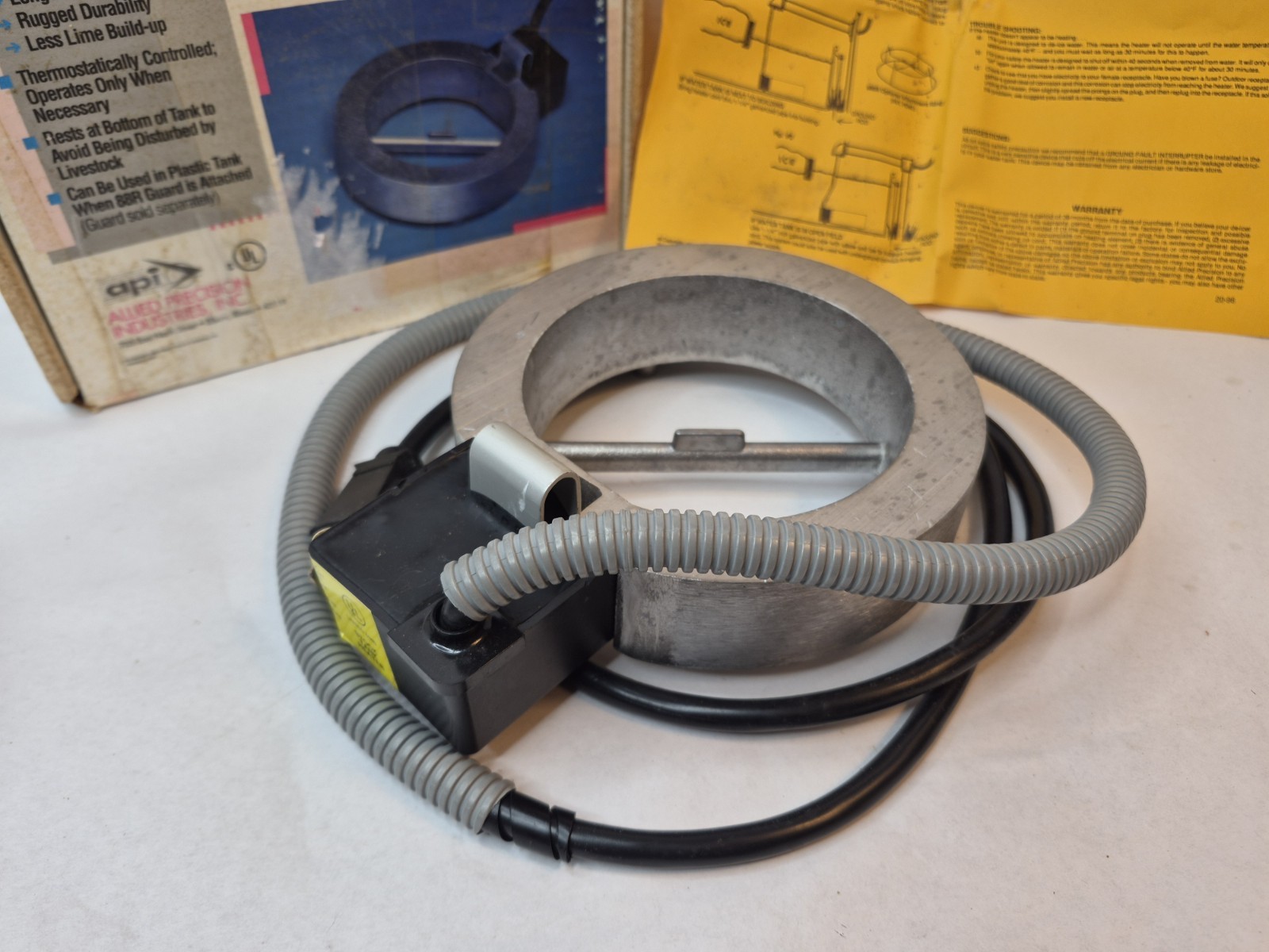API Cast Aluminum Sinking De-icer Water Tank Heater
