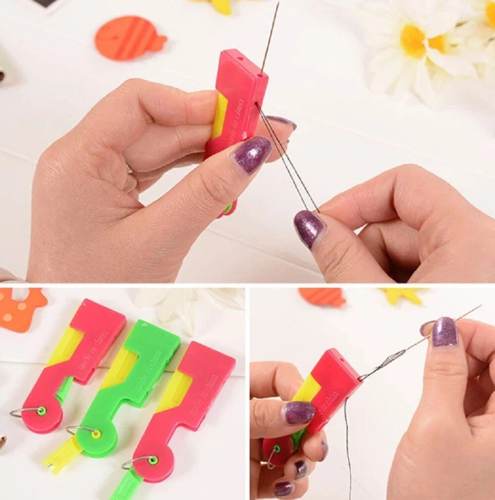10-Pack Automatic Needle Threaders – Easy Thread Guide Tool for Elderly & Sewing