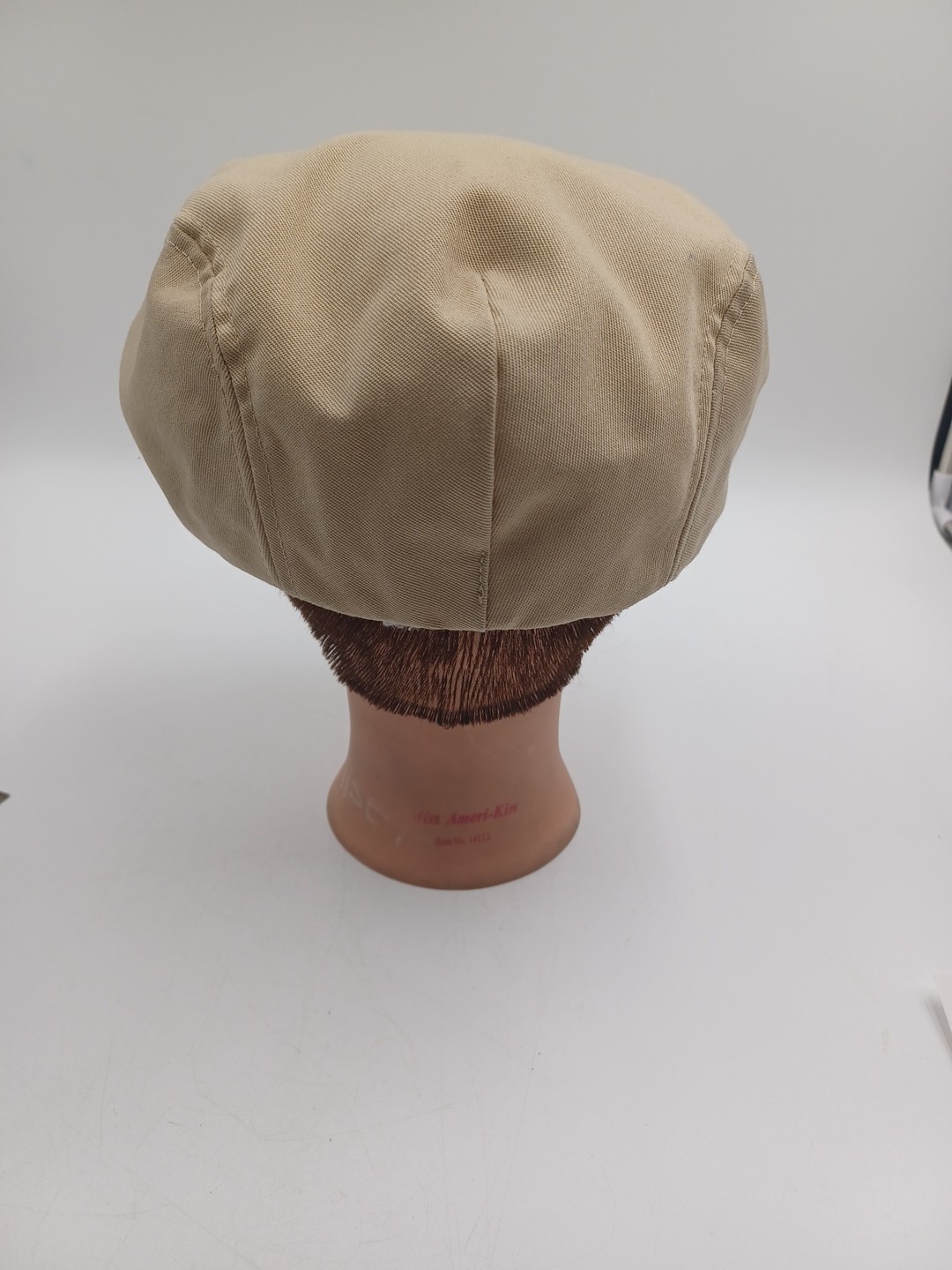 PGA Tour Stretchable Newsboy Hat Cap Mens White Golf Tournament RAM Golf