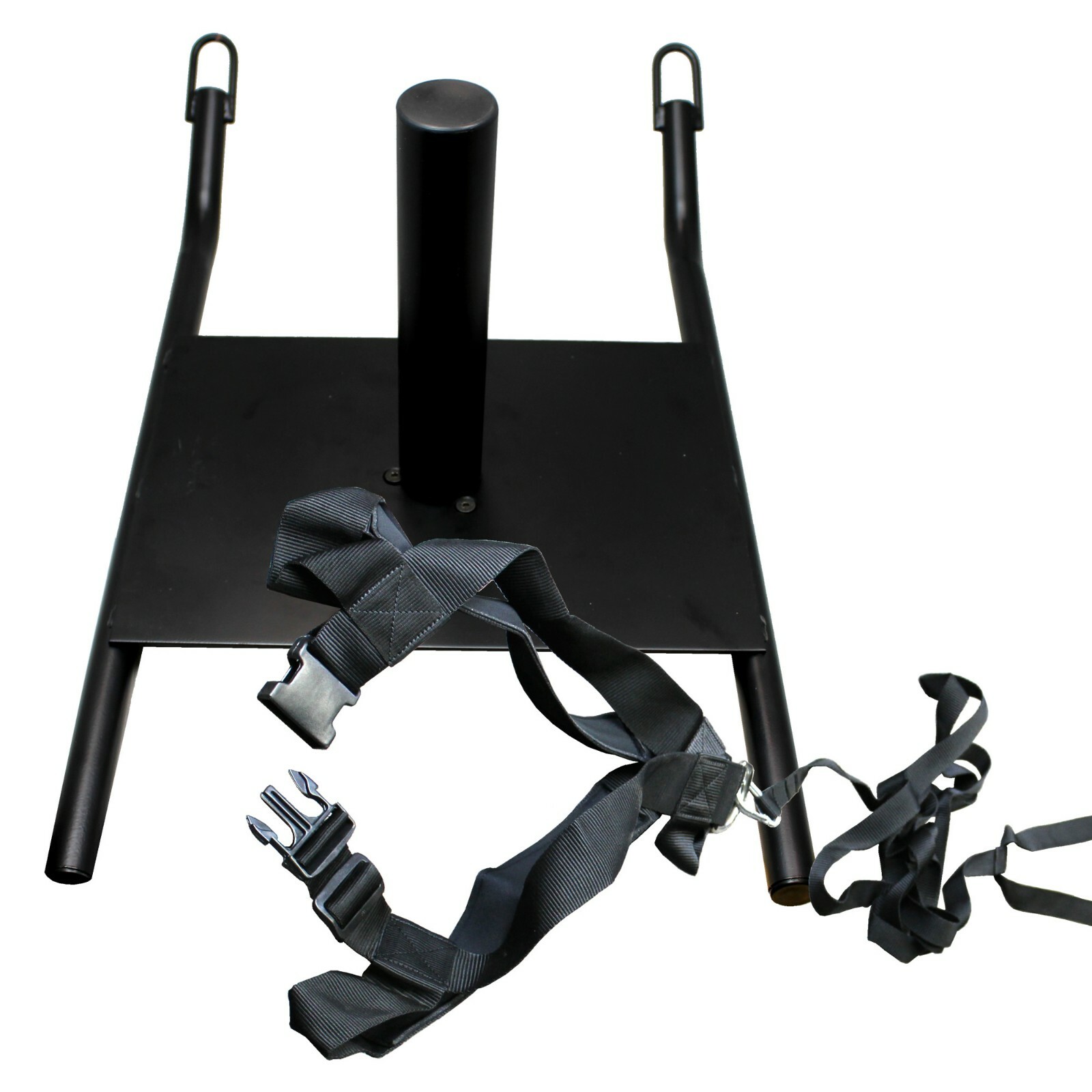 Power Speed Sled w/Harness Weighted Drag Sport Crossfit Running Football Fitness