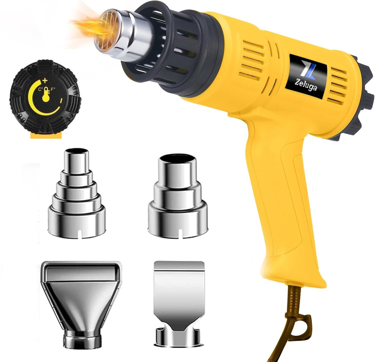 Kit de pistola de aire caliente de calentamiento rápido para trabajo pesado