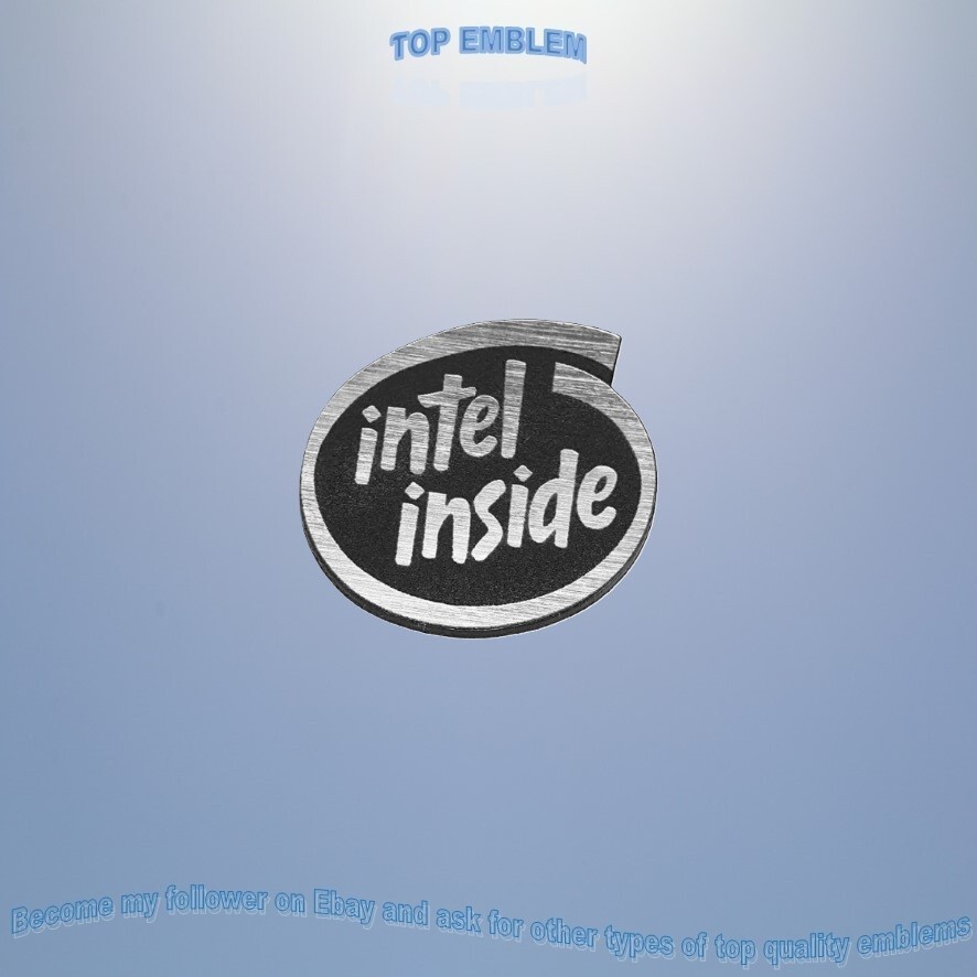 INTEL INSIDE 35x32mm emblem badge replacament logo decal sticker aufkleber