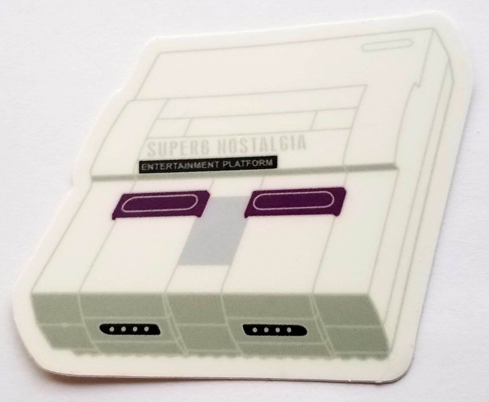 Super Nintendo (Nostalgia) Console Vinyl Sticker