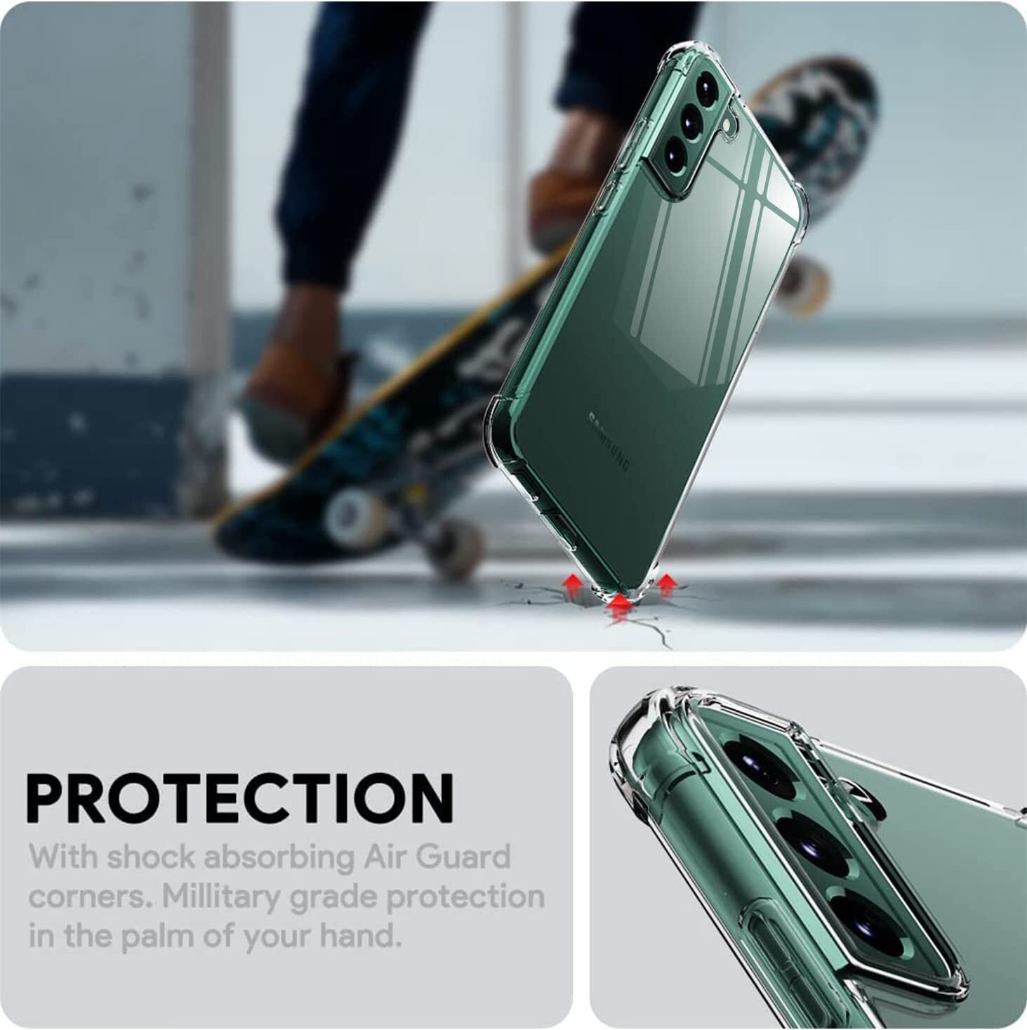 For Samsung Galaxy Note S24 S23 S22 S21 S10 S9 A50 A20 A13 Shockproof Case Cover