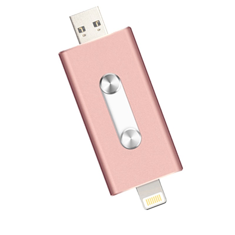 3 in 1 USB 3.0 Flash Drive 64GB Memory USB Stick for I-Phone Android Lightning