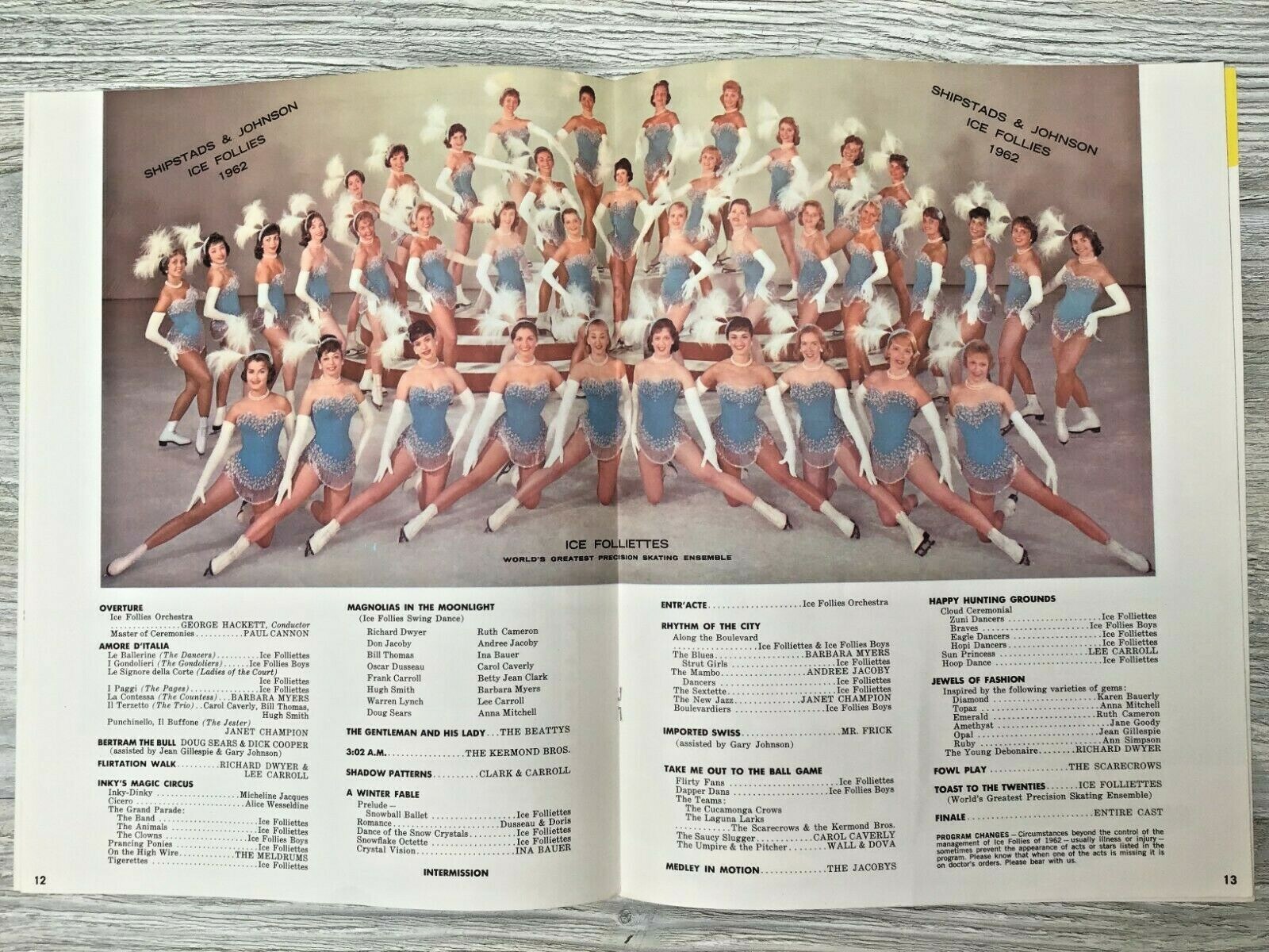 Original Program Shipstads & Johnson Ice Follies 1962 1968