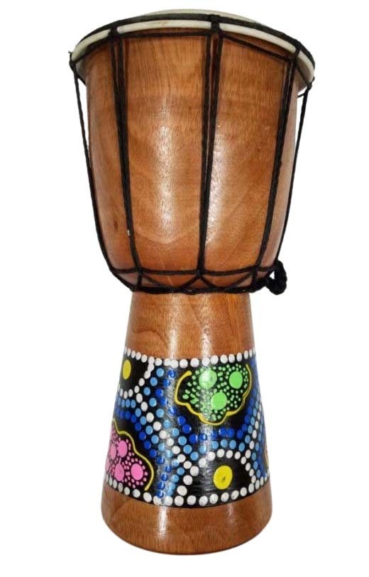 Djembe Drum African Style Goat Skin Drumhead 14" tall